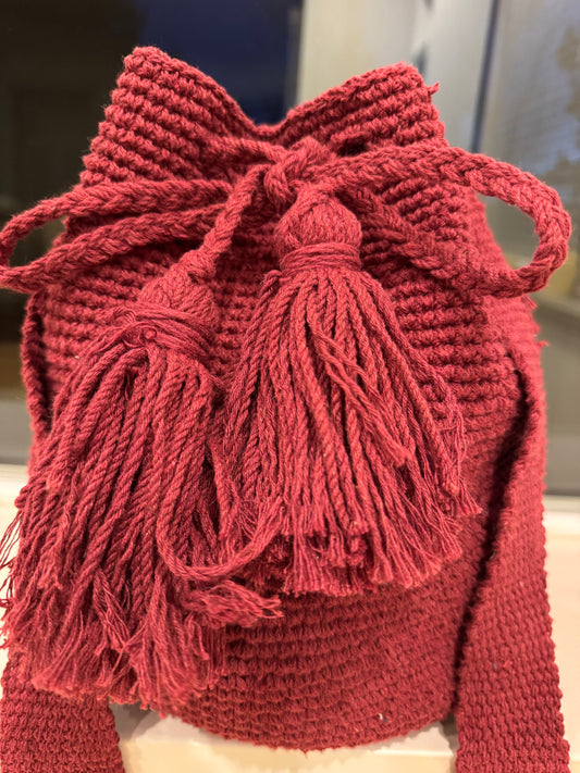 Handmade Cotton Drawstring Bag