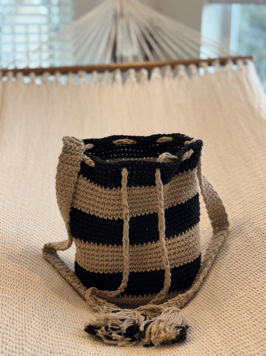 Handmade Cotton Drawstring Bag