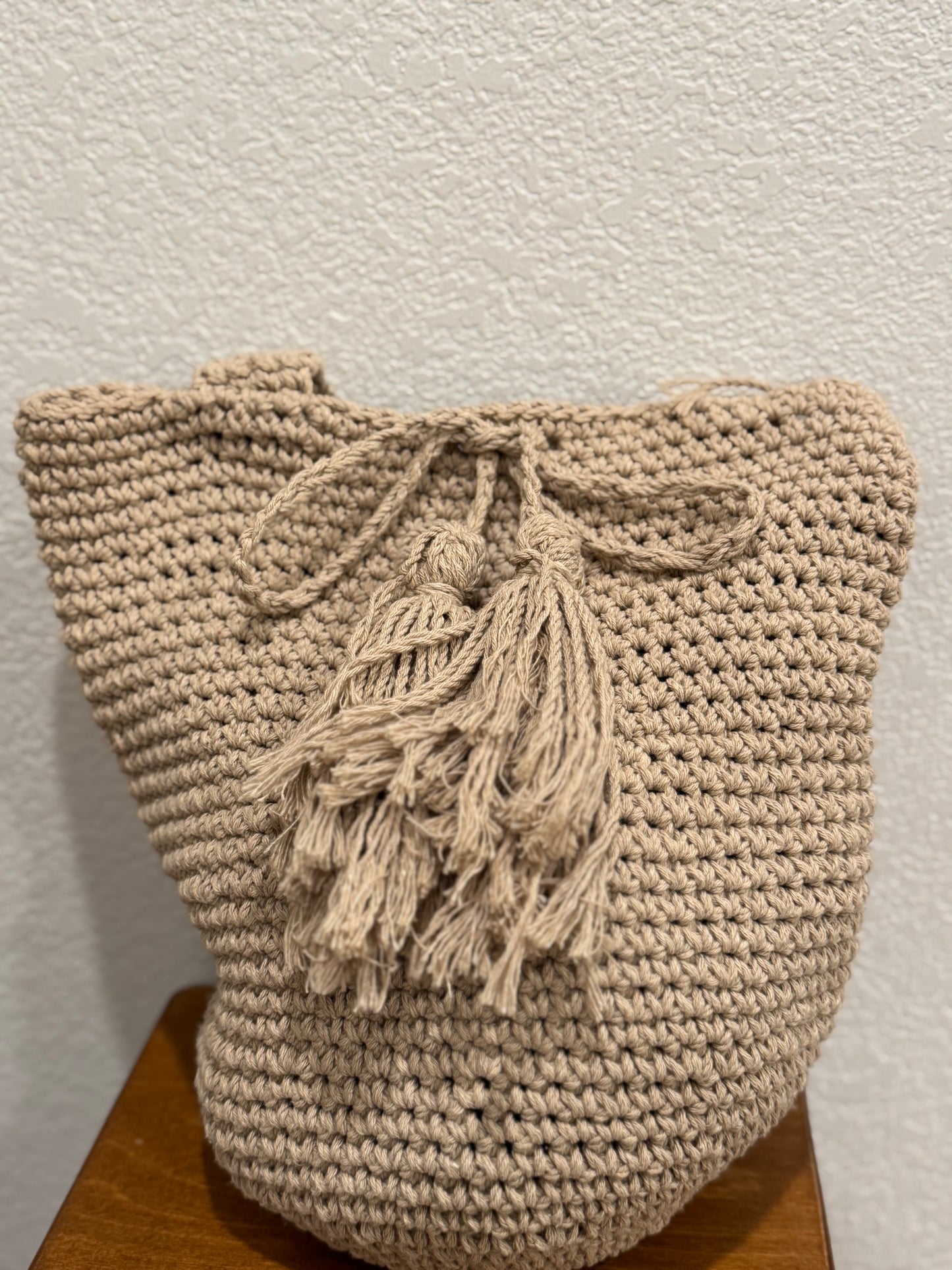Handmade Cotton Drawstring Bag