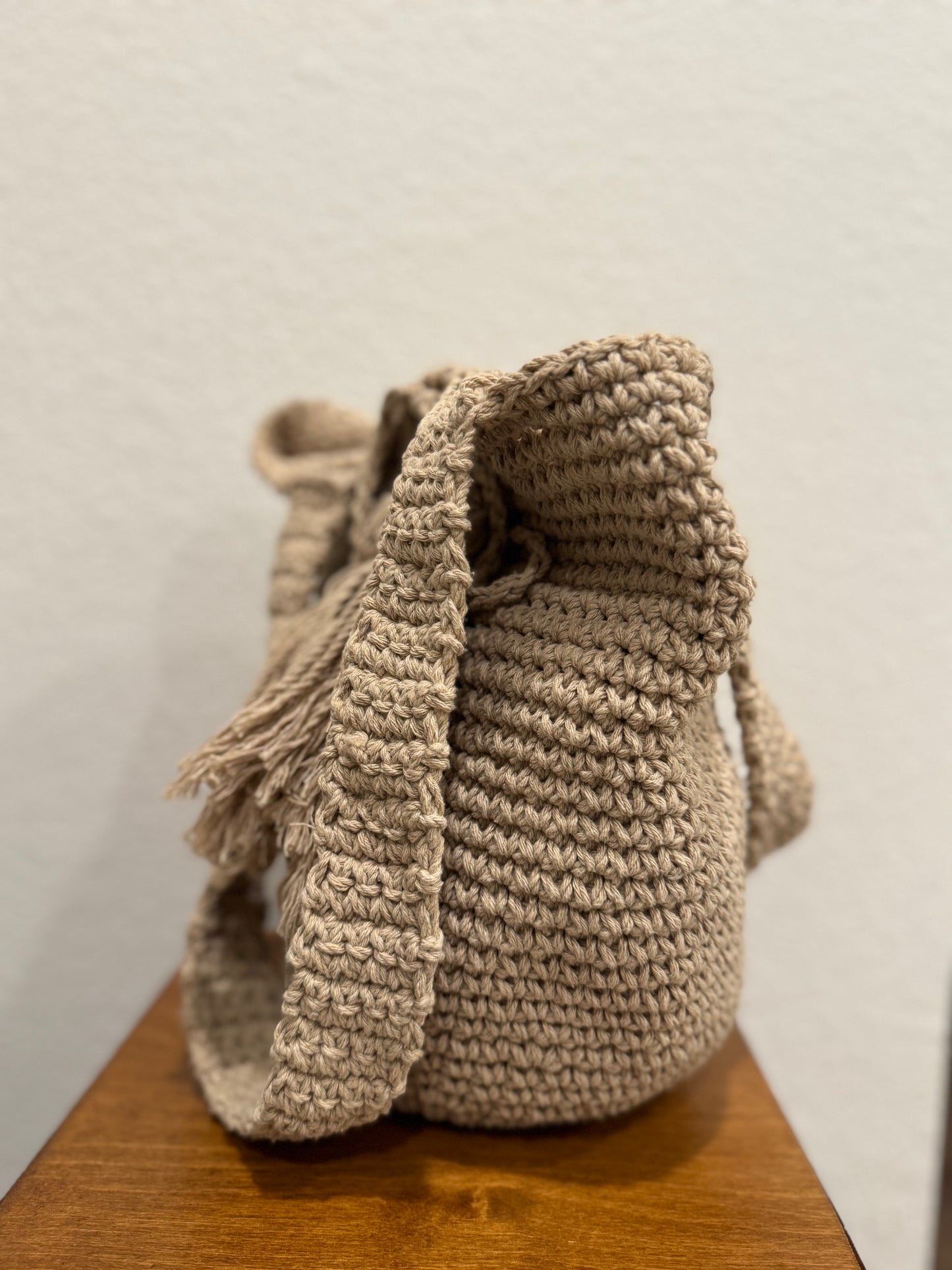 Handmade Cotton Drawstring Bag