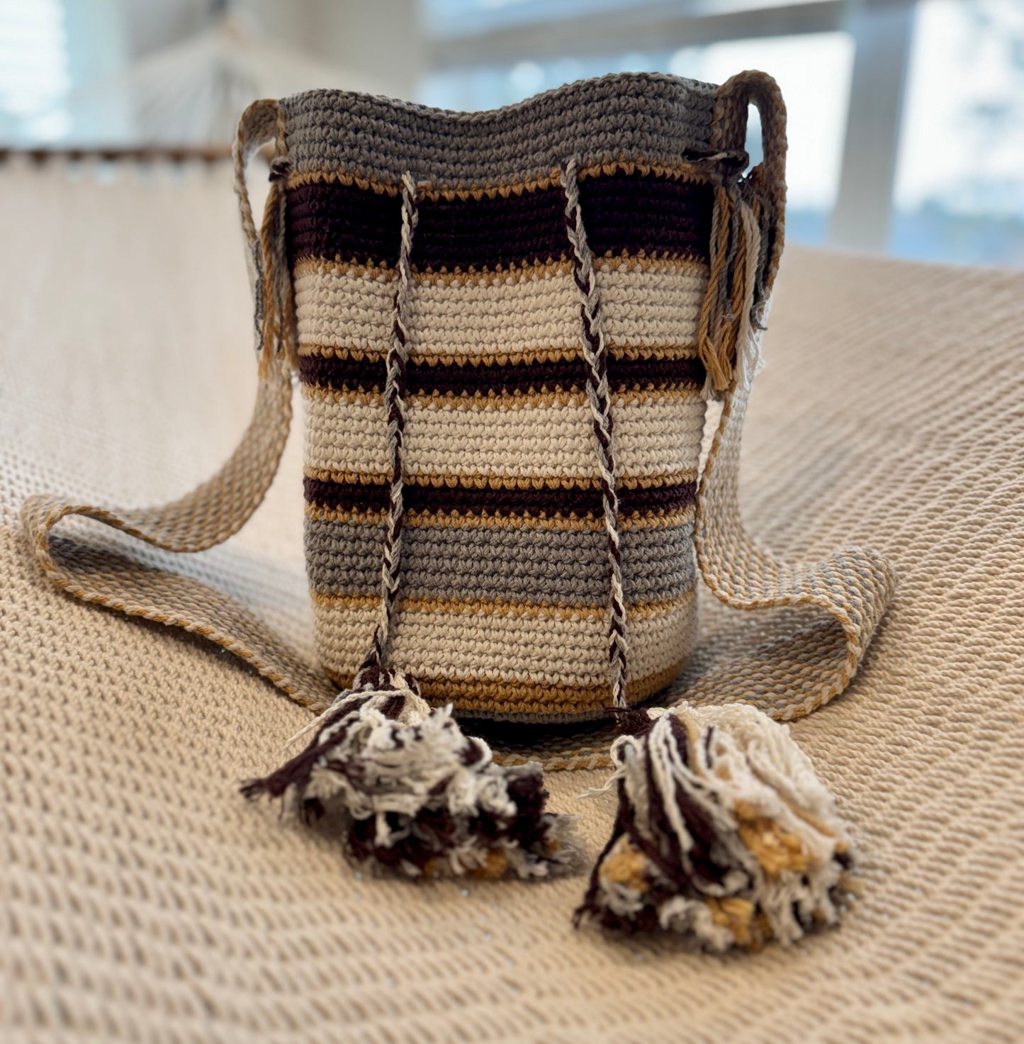 Coral Bucket Bag