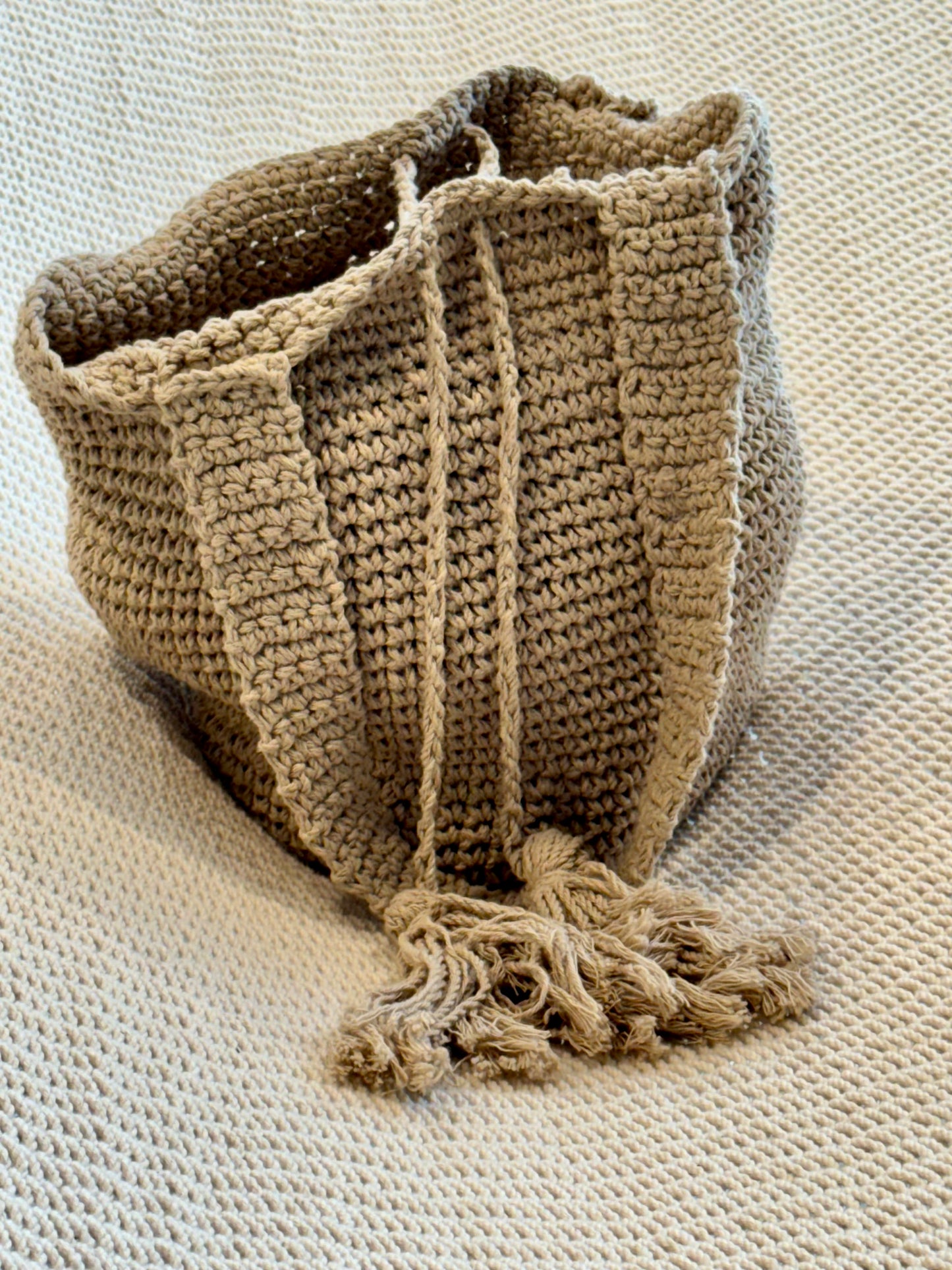 Handmade Cotton Drawstring Bag