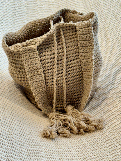 Handmade Cotton Drawstring Bag