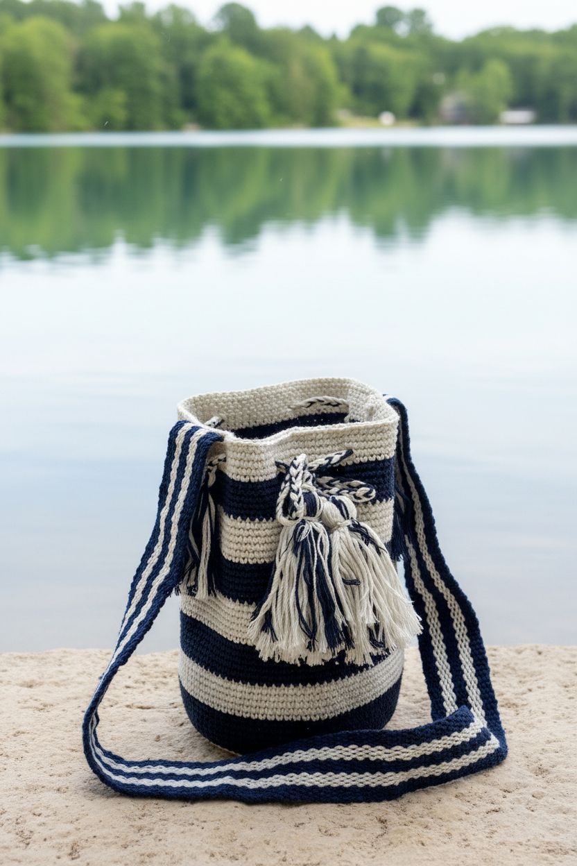 Coral Bucket Bag